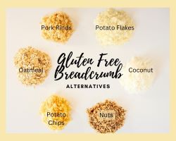 gluten free breadcrumb alternatives labeled