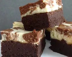 Cinde Little's Chocolate Cheesecake Brownies