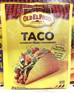 Old El Paso taco seasoning