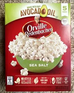 Orville Redenbacher Avocado Oil microwave popcorn