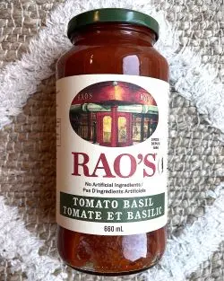 Rao's pasta sauce