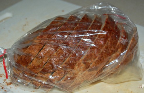 gluten-free bread bagged for storage gluten-free bread bagged for storage