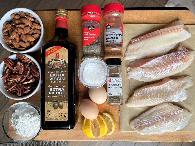 Love Nuts? Try Almond and Pecan Crusted Gluten Free Baked Haddock