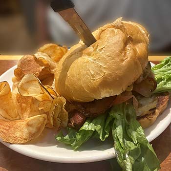 Blu Star Grill Angus Burger