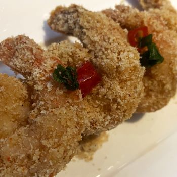 Shrimp from Chef's Table on board Viking Saturn Shrimp from Chef's Table on board Viking Saturn