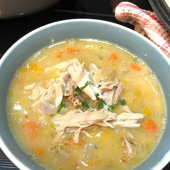 homemade chicken soup