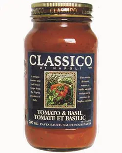 Classico pasta sauce Classico pasta sauce