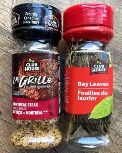 Club House Montreal spice and bay leaves Club House Montreal spice and bay leaves