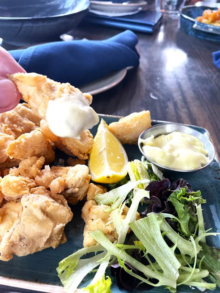 cod tongues and scrunchions at the fish exchange in St. John's Newfoundland