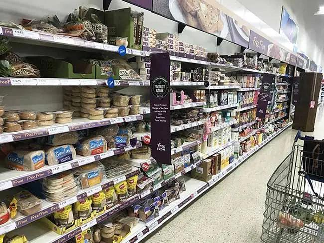 supermarket free from aisle