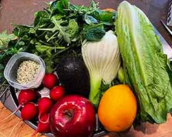 variety of fresh vegetables