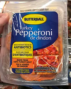 turkey pepperoni in package turkey pepperoni in package