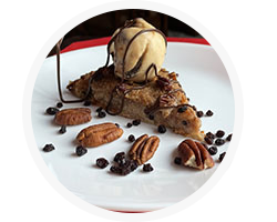 gluten free dessert - pear crumble pizze