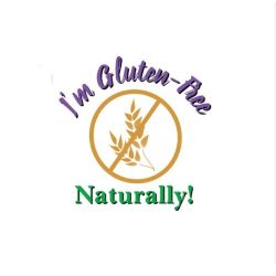 NGF custom t-shirt design with text gluten free naturally