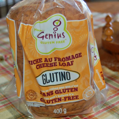 loaf of Glutino gluten-free bread