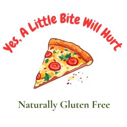 t-shirt design with text - yes a little bit will hurt