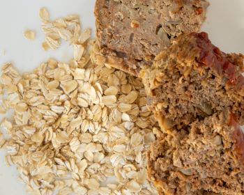 gluten free oatmeal with sliced meatloaf gluten free oatmeal with sliced meatloaf