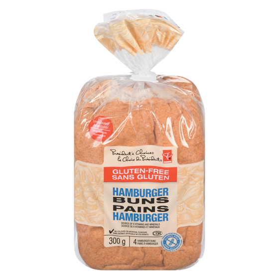 President's Choice Gluten-Free Buns.