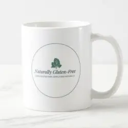 plain white mug with NGF logo
