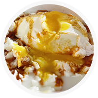 gluten free eggs - poached egg