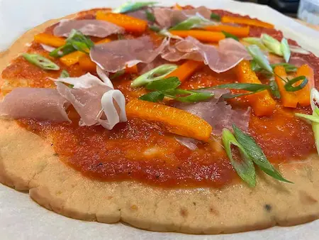 potato pizza crust on pizza palette potato pizza crust on pizza palette