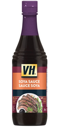 bottle of vh soya sauce. bottle of vh soya sauce.