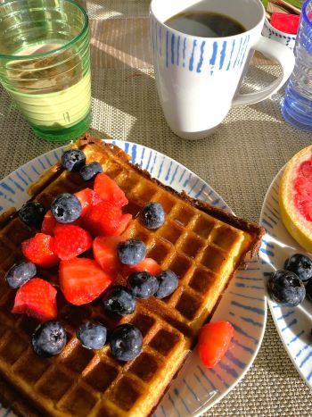 gluten free waffles on board Viking Saturn Mediterranean Cruise gluten free waffles on board Viking Saturn Mediterranean Cruise