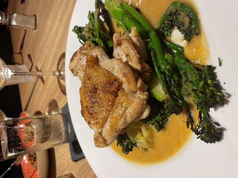 brick chicken thighs from Wheat Penny Dayton Ohio brick chicken thighs from Wheat Penny Dayton Ohio